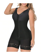 Colombian Full Body Shaper with Zipper – Tummy Control & Butt Lift