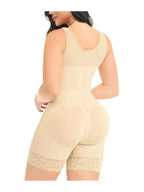 Colombian Full Body Shaper with Zipper – Tummy Control & Butt Lift