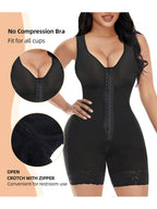 Colombian Full Body Shaper with Zipper – Tummy Control & Butt Lift