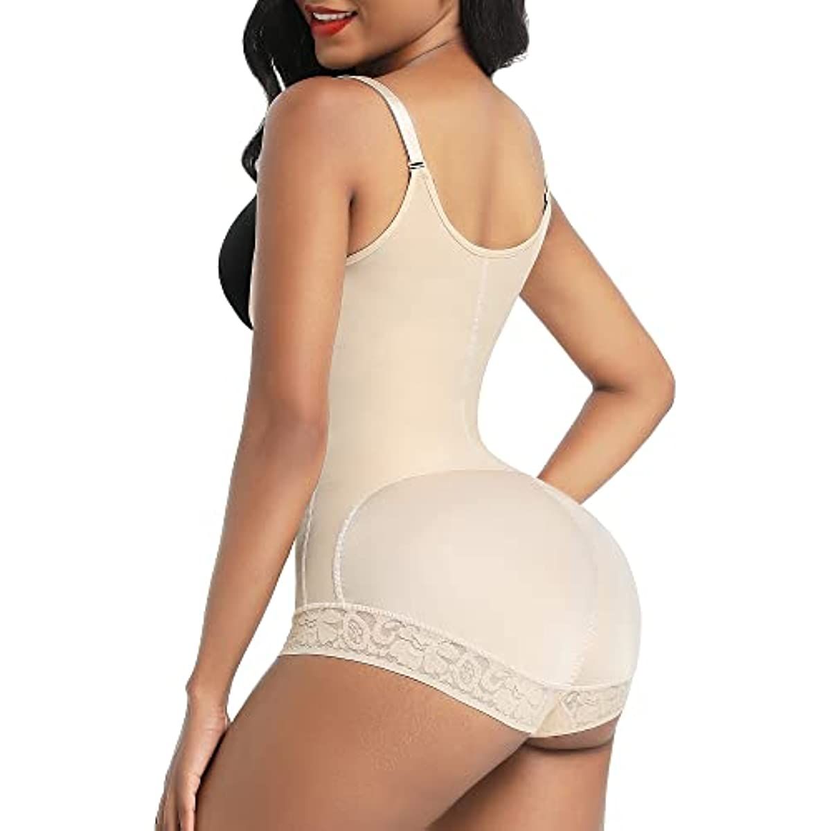 Shapewear for Women Seamless Firm Triple Control Girdle Plus Size Thigh Slimmer Tummy Control Body Shaper